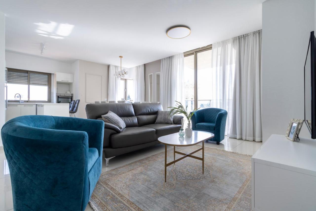 Luxury Three-Bedroom/Terrace Over Old City View Jérusalem Extérieur photo